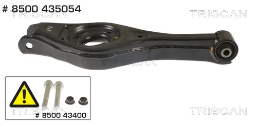 носач, окачване на колелата TRISCAN             