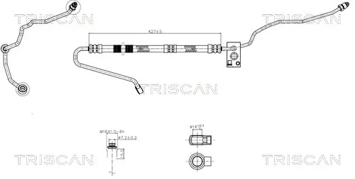 Хидравличен маркуч, кормилно управление TRISCAN