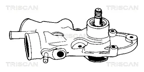 водна помпа, охлаждане на двигателя TRISCAN             