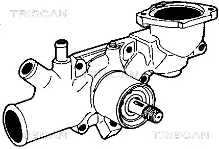 водна помпа, охлаждане на двигателя TRISCAN             