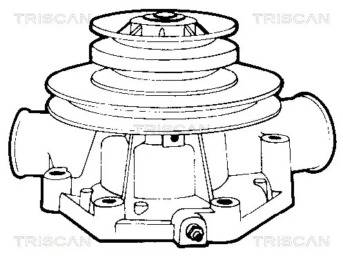 водна помпа, охлаждане на двигателя TRISCAN             