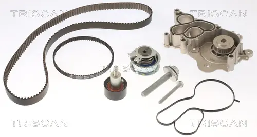 водна помпа- к-кт ангренажен ремък TRISCAN             