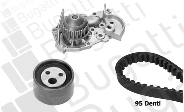 водна помпа- к-кт ангренажен ремък BUGATTI             