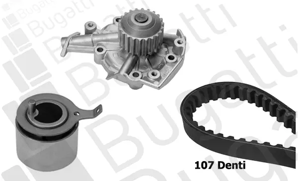 водна помпа- к-кт ангренажен ремък BUGATTI             