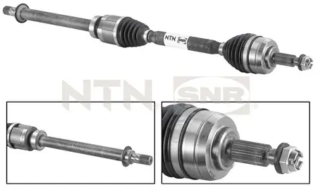 полуоска SNR                 