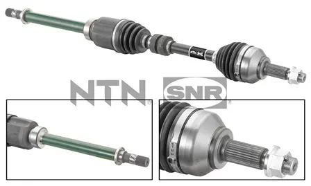 полуоска SNR                 