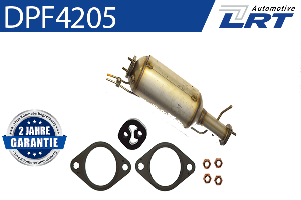 филтър за сажди-твърди частици, изпускателна система LRT                 