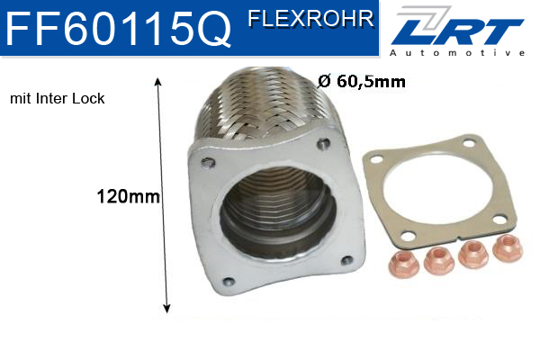 гъвкава тръба, изпускателна система LRT                 