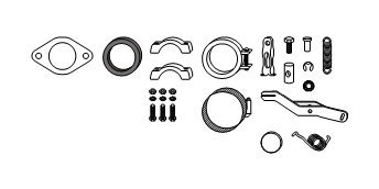 монтажен комплект, топлообменник HJS                 