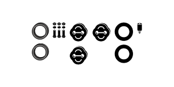 монтажен комплект, изпускателна система HJS                 