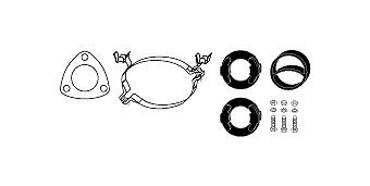 монтажен комплект, изпускателна система HJS                 