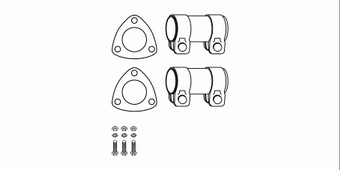 монтажен комплект, катализатор HJS                 