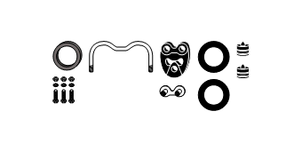 монтажен комплект, изпускателна система HJS                 