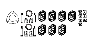 монтажен комплект, изпускателна система HJS                 