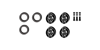 монтажен комплект, изпускателна система HJS                 