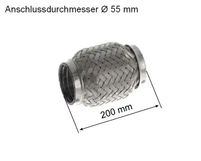 гъвкава тръба, изпускателна система HJS                 