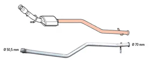 рем. к-кт, изпуск. тръба HJS                 