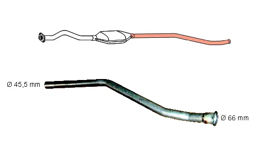 ремонтна тръба, катализатор HJS                 