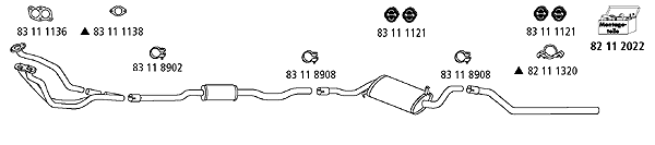 Изпускателна система HJS                 