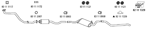 Изпускателна система HJS                 
