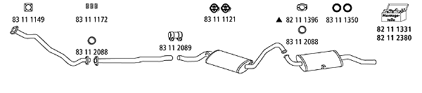 Изпускателна система HJS                 