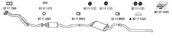 Изпускателна система HJS                 