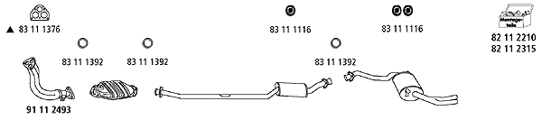 Изпускателна система HJS                 