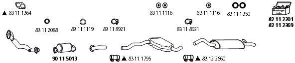 Изпускателна система HJS                 