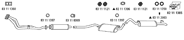 Изпускателна система HJS                 