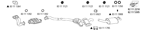 Изпускателна система HJS                 