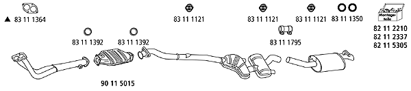 Изпускателна система HJS                 
