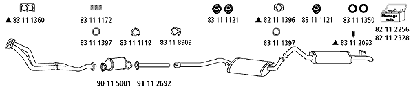Изпускателна система HJS                 
