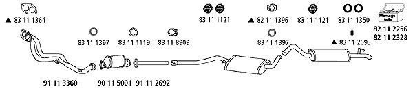 Изпускателна система HJS                 