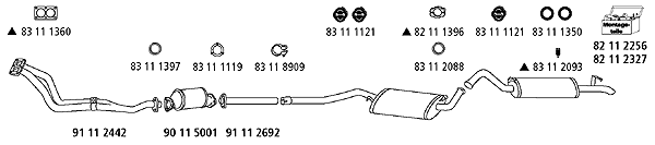Изпускателна система HJS                 
