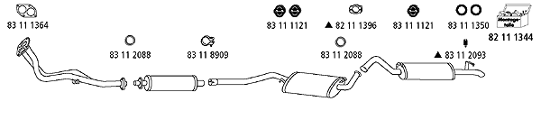 Изпускателна система HJS                 