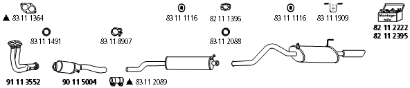 Изпускателна система HJS                 