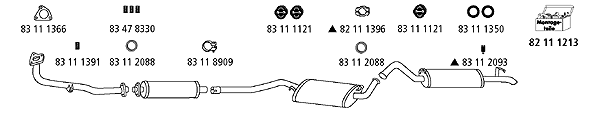 Изпускателна система HJS                 