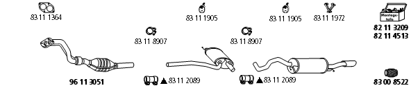 Изпускателна система HJS                 