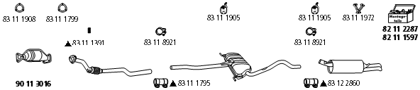 Изпускателна система HJS                 