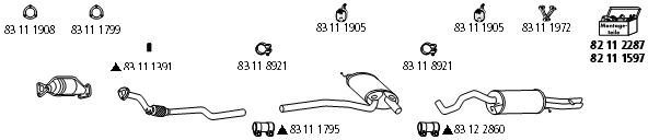 Изпускателна система HJS                 