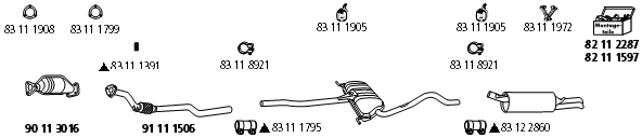 Изпускателна система HJS                 