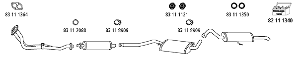 Изпускателна система HJS                 