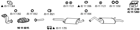Изпускателна система HJS                 