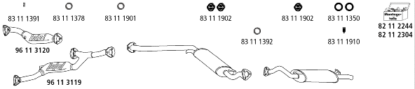 Изпускателна система HJS                 