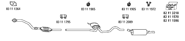 Изпускателна система HJS                 
