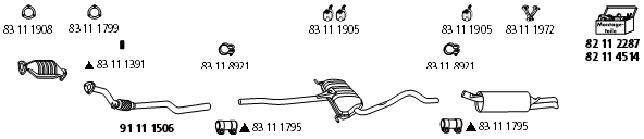 Изпускателна система HJS                 