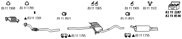 Изпускателна система HJS                 
