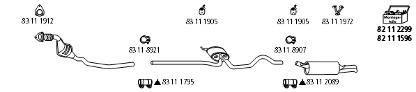 Изпускателна система HJS                 