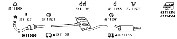 Изпускателна система HJS                 
