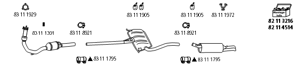 Изпускателна система HJS                 